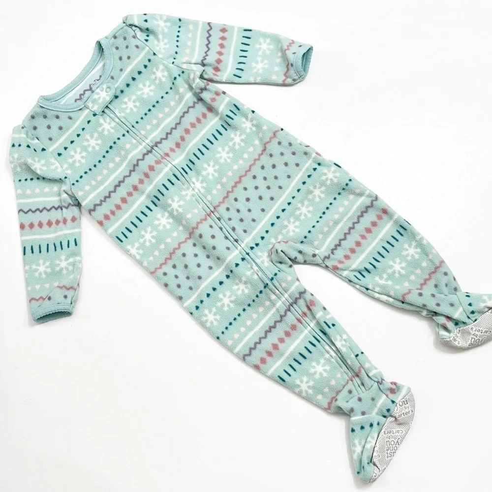 Carter's baby girls winter fleece footed sleeper